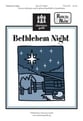 Bethlehem Night Unison choral sheet music cover